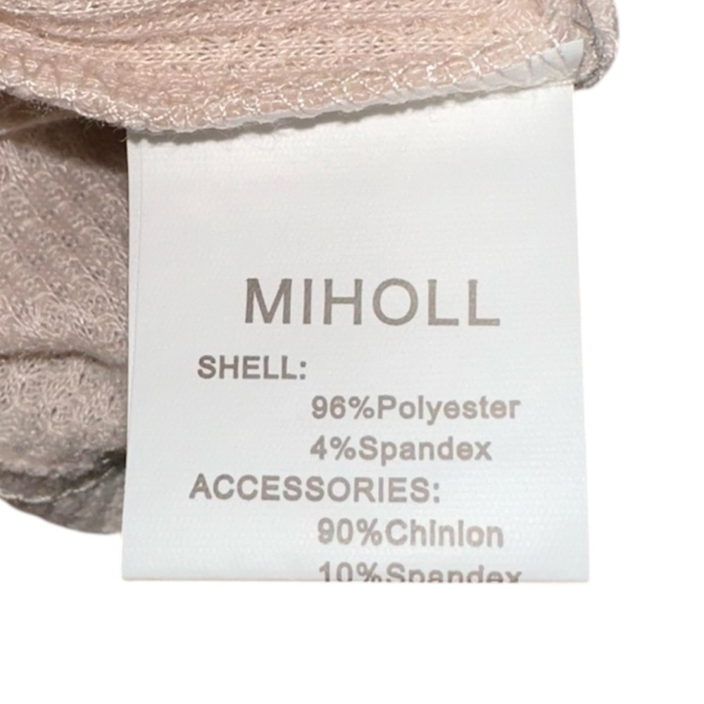 Miholl Waffle Lace Long Sleeve Top - Picture 6 of 6